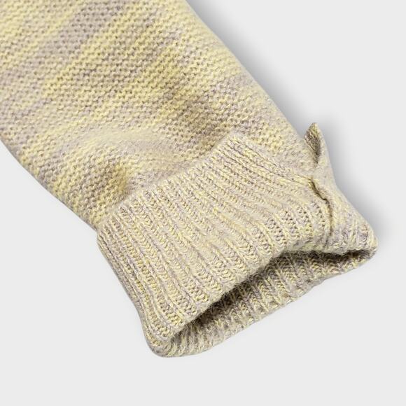 Raquel Allegra Lilith Cashmere Sweater in Concrete Contrast Open Knit Sz 1(US-M) - Picture 14 of 14